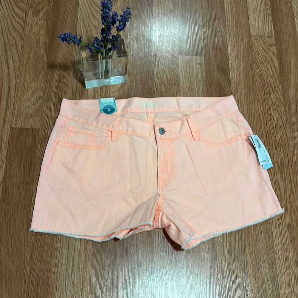 Old Navy The Diva Orange Shorts Sz 8